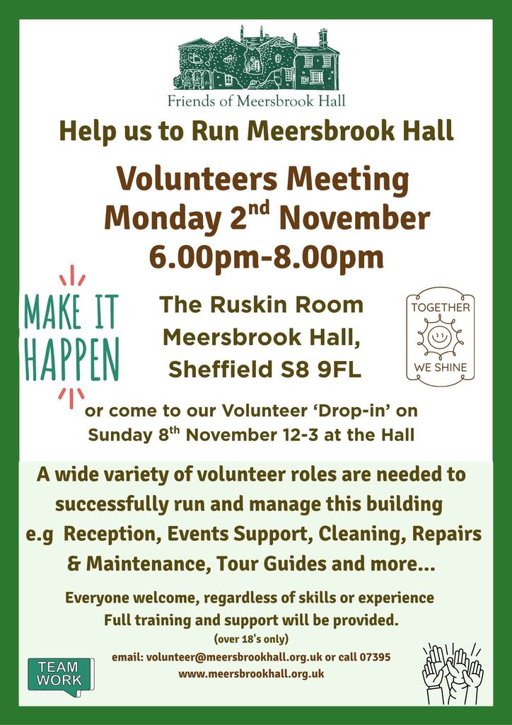 Volunteer Meeting Poster